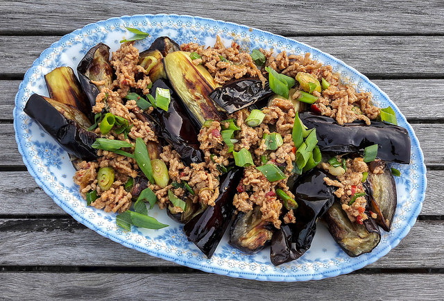 eggplant szechuan with ground pork